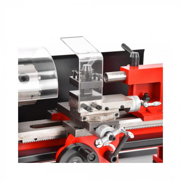 Strung electric pentru metal HECHT 8410, 370W, MT2, MT3, diametru maxim 180 mm, lungime maxima 300 mm [5]