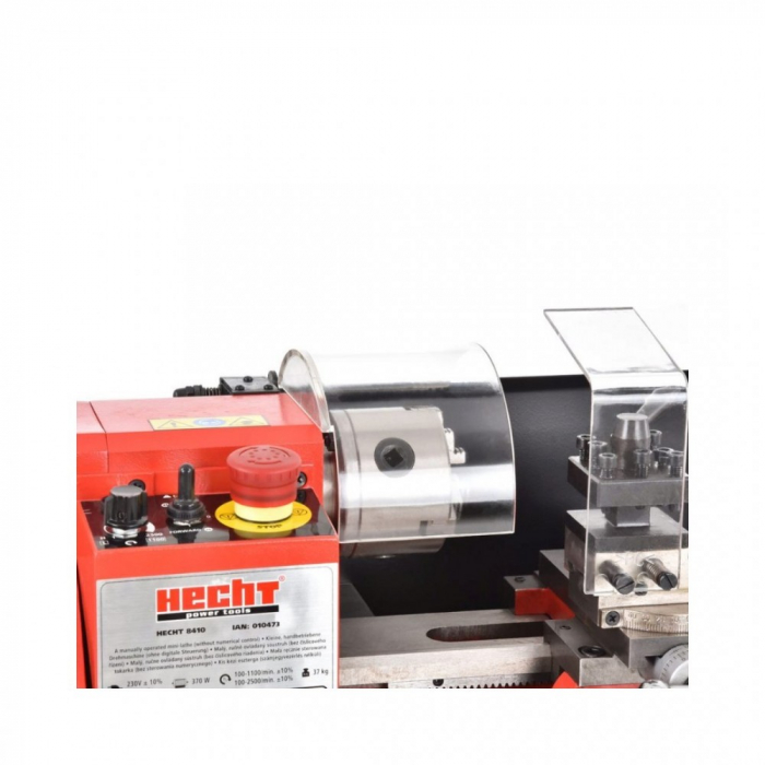 Strung electric pentru metal HECHT 8410, 370W, MT2, MT3, diametru maxim 180 mm, lungime maxima 300 mm [7]
