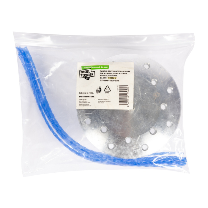 Tambur Micul Fermier, M10*1.25 8F 2.4mm AL Model16 [6]