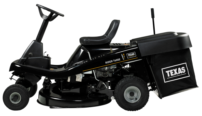 Texas Rider 7600E tractoras pentru tuns gazonul 3 in 1, 12CP, benzina, latime taiere 760mm, inaltime taiere 30-76mm, sac colector 170l, pornire electrica [3]