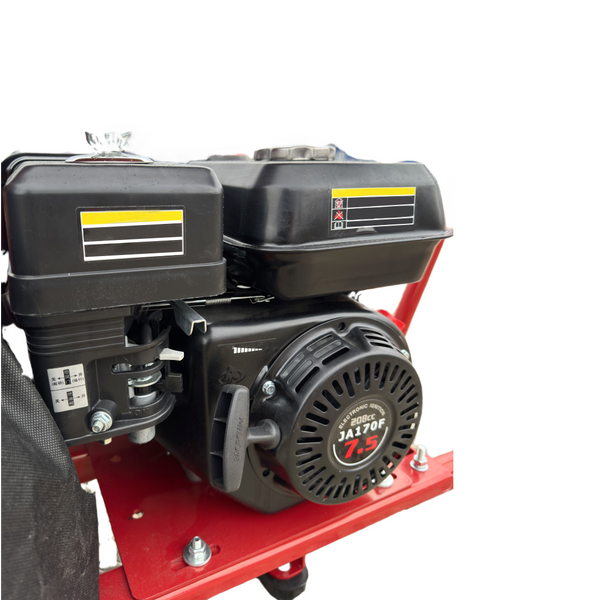 Tocator de crengi AM-70-BD – motor pe benzină 7 CP, diametru 6 cm, 3 cuțite oțel, productivitate 2 m³/h [8]