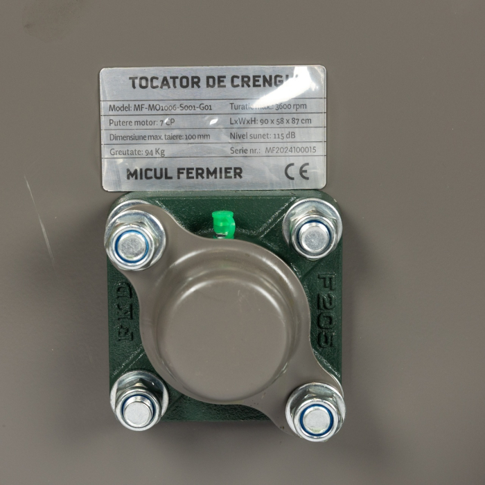 Tocator de crengi Micul Fermier, motor benzina 7 CP, 100 mm diametru maxim de taiere, pentru rumegus [9]