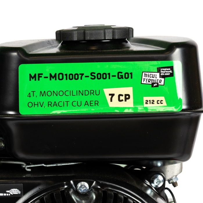 Tocator de crengi Micul Fermier, motor benzina 7 CP, 60 mm diametru maxim de taiere, pentru brichete [5]