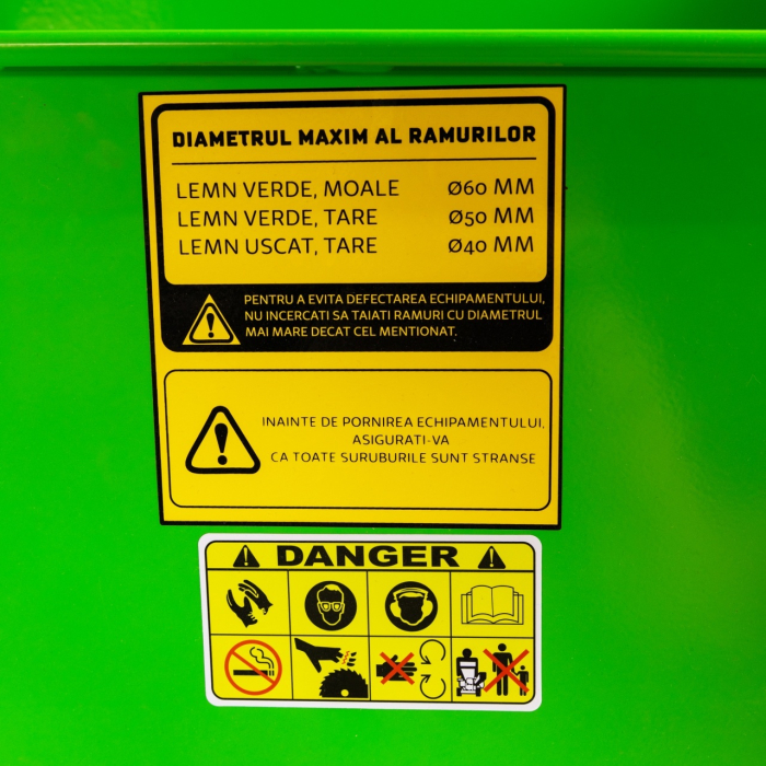 Tocator de crengi Micul Fermier, motor benzina 7CP, 80mm diametru maxim de taiere, pentru brichete [12]