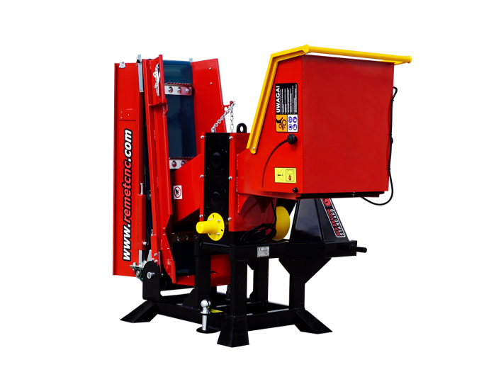 Tocator de crengi REMET R-100 PTO cu bandă 2.3 m, ∅ max. 90mm [3]