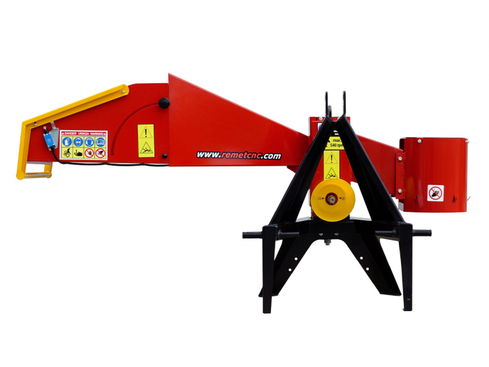 Tocator de crengi REMET R120-PTO, (la tractor), Ø max. 100 mm [2]