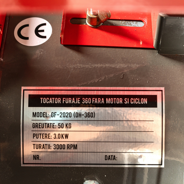 Tocator de furaje MICUL FERMIER, GF-2020, 360 fara motor si ciclon [3]