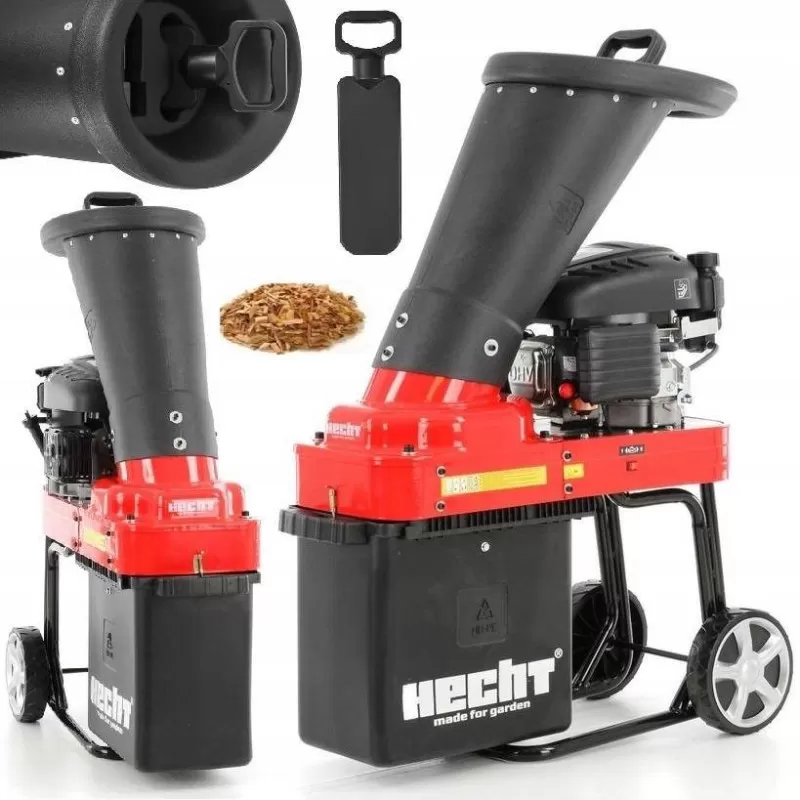 Tocator pentru crengi si resturi vegetale HECHT 6173, motor termic, putere 6 CP, 4.4 kW, 173 CC, diametru maxim de taiere crengi 3.6 cm, cutie 30 litri [4]