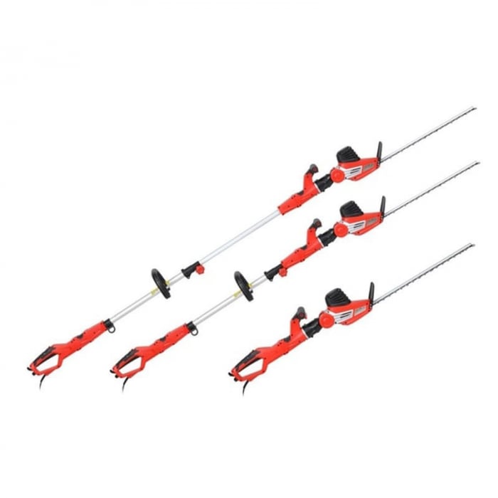 Trimmer electric pentru gard viu Hecht 675, 750 W, maner telescopic, lungime lama 51 cm [3]