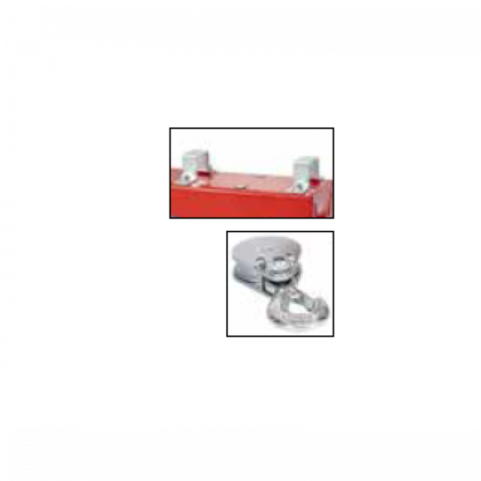 Troliu electric cu franghie HECHT 8480, sarcina fara scripete / cu scripete 400 / 800 kg, 1300 W [2]
