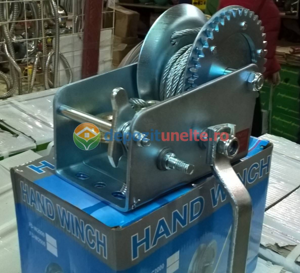 Troliu manual 1000 lbs (450 kg)  Micul Fermier  GF-0494 [11]