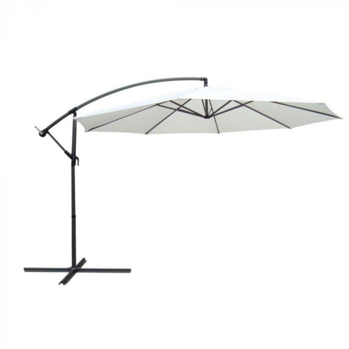 Umbrela pentru gradina HECHT SUNNY, cadru din aluminiu, diametru 300 cm, baza 100 x 100 cm [1]