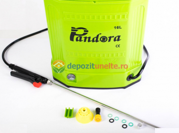 Vermorel electric cu acumulator / Pompa de stropit electrica Pandora 16 litri MODEL 2018 ACUMULATOR INTERSCHIMBABIL [5]