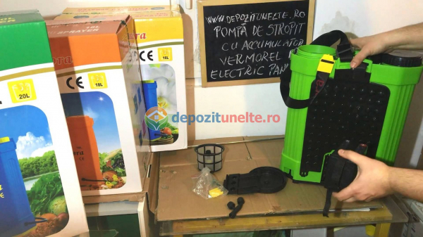 Vermorel electric cu acumulator / Pompa de stropit electrica Pandora 16 litri MODEL 2018 ACUMULATOR INTERSCHIMBABIL [7]
