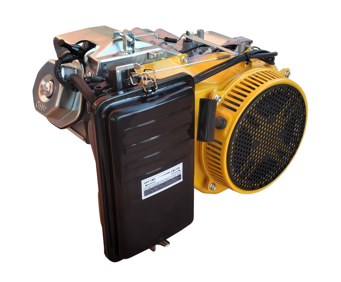 Yihu YH192FBER Motor benzina 11CP, 459cc, 1C 4T OHV, ax conic [3]