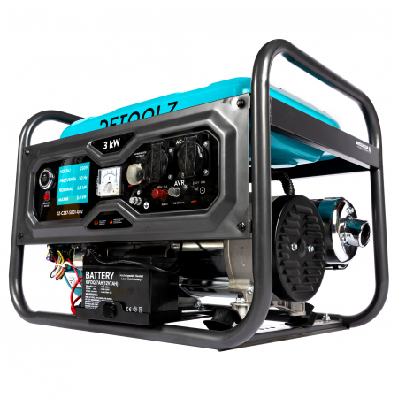 Generator Detoolz 3kW 2P230 B4T pornire electrica 15L fara roti G02 [18]