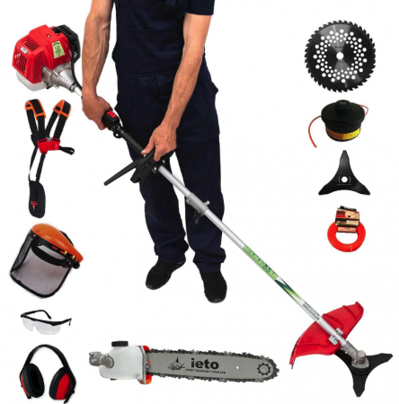 Motocoase - Set Motocoasa pliabila Micul Fermier CGS-430K 4.76CP + Cap drujba