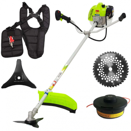Set Motocoasa Micul Fermier GF-1311, 3.4CP + Cap cultivator + Prasitoare + Cap Drujba [10]