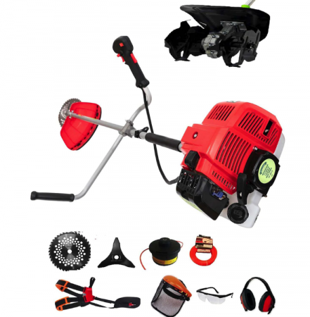Motocoase - Set Motocoasa Micul Fermier 712, 4.7CP + Cultivator + 8 Accesorii, model nou