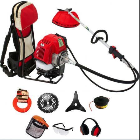 Set Motocoasa tip rucsac Micul Fermier BC430KF, 4.76CP, + Cap drujba [1]
