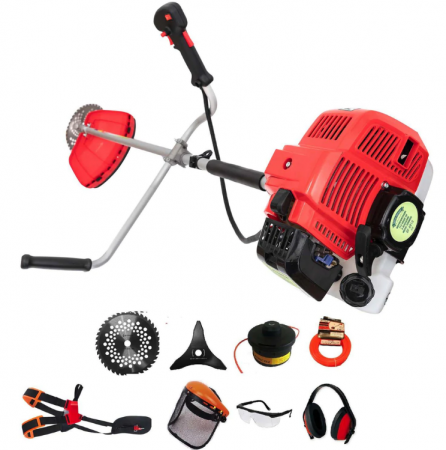 Set Motocositoare Micul Fermier, 4.7CP + Cultivator + Prasitoare + Cap drujba [5]