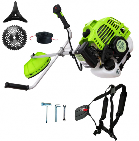 Set Motocoasa Micul Fermier GF-1311, 3.4CP + Cap cultivator + Prasitoare + Cap Drujba [8]