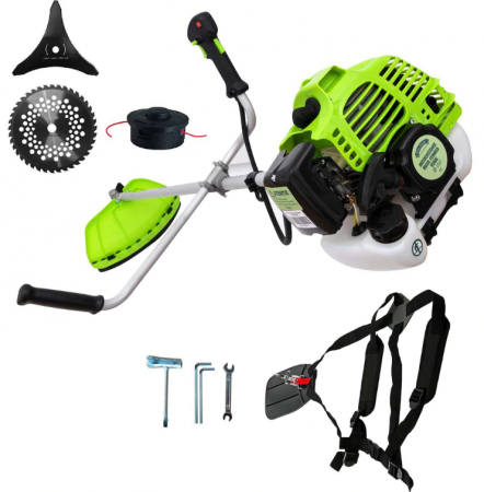 Set Motocoasa Micul Fermier GF-1311, 3.4CP + Cap prasitoare + 3 sisteme taiere, model nou [6]