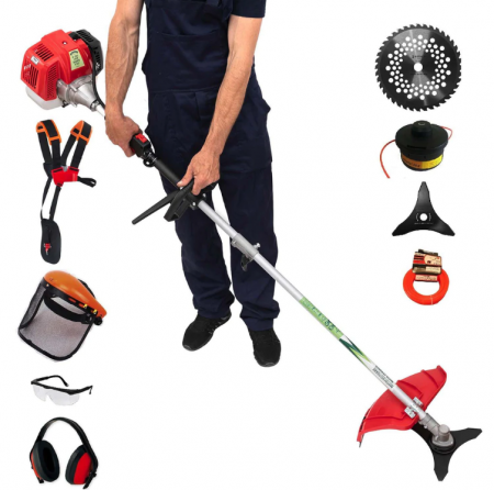 Set Motocoasa pliabila Micul Fermier CGS-430K, 4.76CP + Cultivator + Prasitoare + Cap drujba [1]
