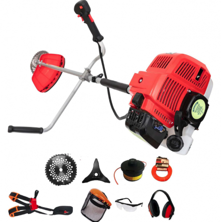 Motocoase - Set Motocoasa Micul Fermier 712, 4.7CP + Prasitoare + 8 Accesorii, model nou