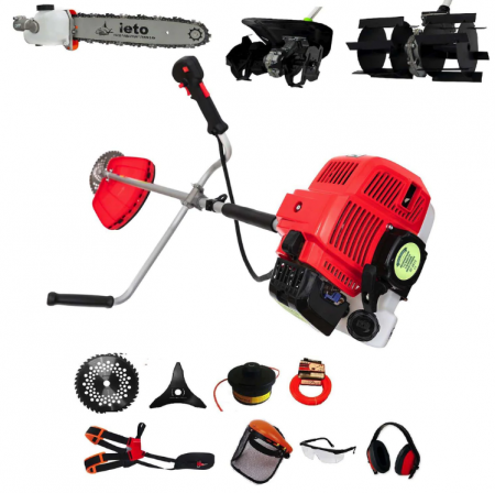 Motocoase - Set Motocositoare Micul Fermier, 4.7CP + Cultivator + Prasitoare + Cap drujba