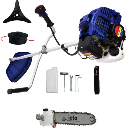 Motocoase - Set Motocoasa Micul Fermier G1310, 3.4CP, + Cap tip Drujba +2 Sisteme Taiere