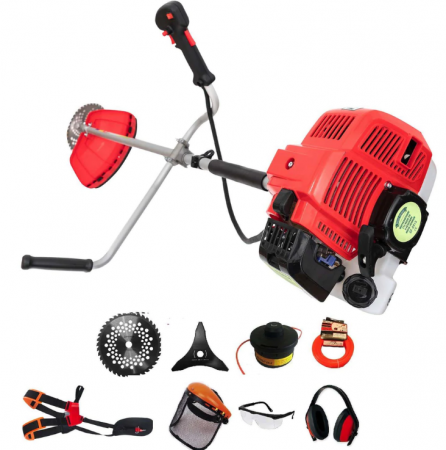 Set Motocositoare Micul Fermier, 4.7CP + Cultivator + Prasitoare + Cap drujba [1]