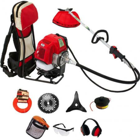 Set Motocoasa tip rucsac Micul Fermier BC430KF (GF-1550), 4.76CP + Prasitoare + Cultivator [10]