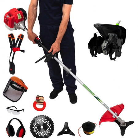 Motocoase - Set Motocoasa pliabila Micul Fermier CGS-430K, 4.76CP, + Cultivator