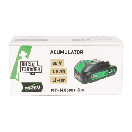 Acumulator Li-Ion Micul Fermier MF-MX3001-G01 – 20V, 1.5Ah, compact și performant [6]