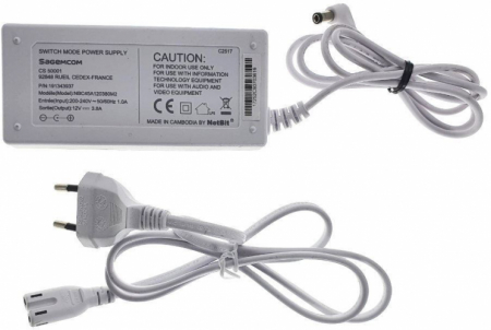 Accesorii pompe de stropit - Adaptor/Sursa de alimentare in comutatie 230Vca 12v 3.8A Sagemcom CS50001