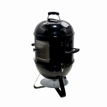 Afumatoare cu gratar pe carbuni KLUGMEISTER KY8560LD, material otel, diametru gratar 44 cm, dimensini 62x49x96 cm [1]