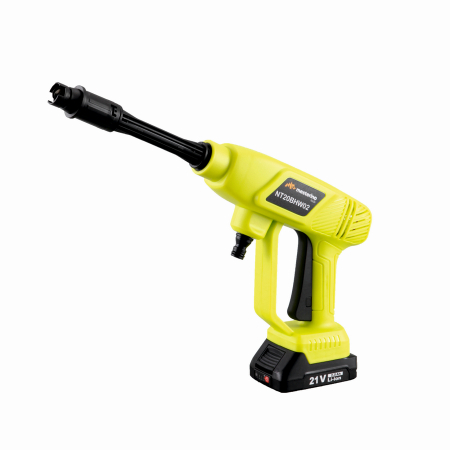 Aparat spalat cu presiune - Aparat de spalat cu presiune pe acumulator MESTERINO TOOLS NT20BHW02, putere 300W, debit 5 L/min, presiune 24 bari, acumulator 2A / 21V, lungime furtun 5 m