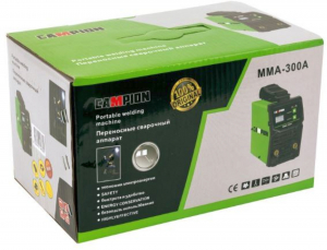 APARAT DE SUDURA CU MMA INVERTOR 300A, 230V, DIAMETRU ELECTROD 1.6-4MM, CAMPION MMA-300A MINI-VERDE [2]