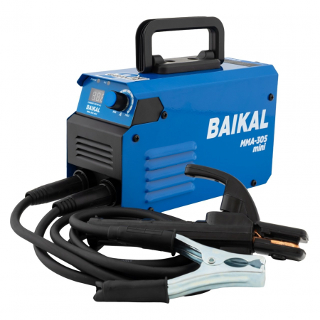 Aparat de sudură inverter BAIKAL MMA-305 Mini – 305A, portabil, funcții Hot Start/Arc Force/Anti Stick, electrozi Ø 1.6–5 mm [2]