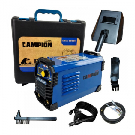 Invertoare sudura - IGBT / MMA - Aparat de sudură Profesional Campion MMA 395 DK – 10–405 A, Electrozi Ø1.6–5 mm, cabluri 3 m, 220V