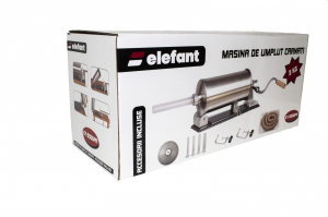 Aparat de umplut carnati Elefant KY-2006PA , inox alimentar, 4 palnii, 3Kg [17]