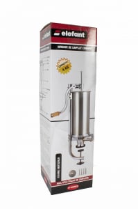 Aparat vertical de umplut carnati Elefant KY-2008CB , inox alimentar, 4 palnii, 4Kg [7]