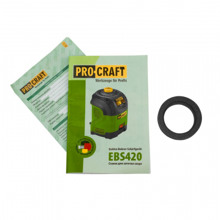 Ascutitor burghiu Procraft EBS420, 95 W, 1600 rotatii, grosime burghiu 3-12 mm, disc 75 mm, profesional [5]