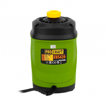 Ascutitor burghiu Procraft EBS420, 95 W, 1600 rotatii, grosime burghiu 3-12 mm, disc 75 mm, profesional [3]