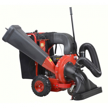 Suflanta pentru frunze - Aspirator si tocator de crengi Hecht 8574 profi putere 6.5 cp diametru tocator 5 cm 89 kg