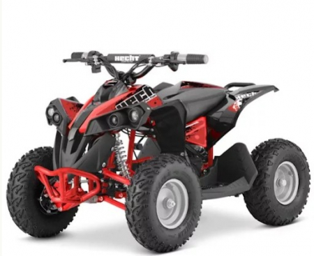 Alte vehicule electrice - ATV electric Hecht 51060 red acumulator 36 v 12 ah viteza maxima 35 km h rosu capacitate max 70 kg