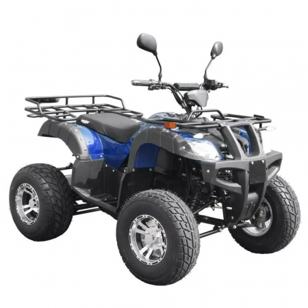 Teasc struguri - ATV electric HECHT 59399 Blue, acumulator 72 V / 52 Ah, viteza maxima 45 km/h, albastru, pentru adulti