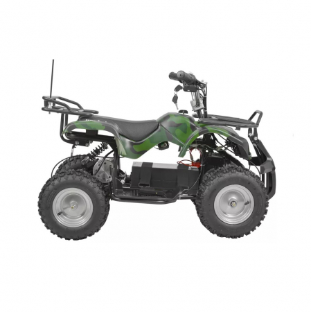 ATV electric pentru copii Hecht 56801 800 w 20 km h capacitate 60 kg display digital verde [9]
