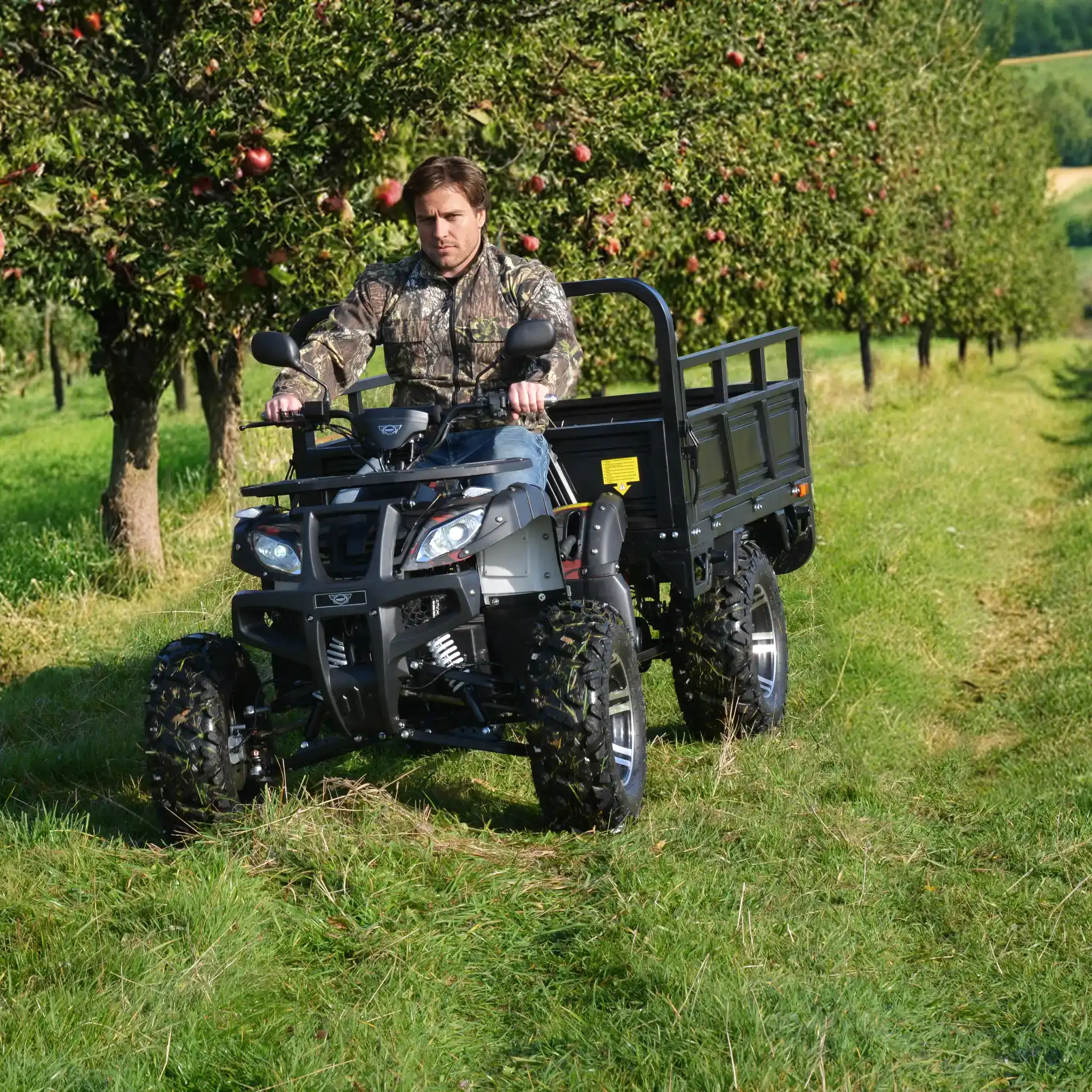 ATV electric utilitar HECHT FARMIS, 3000 W, 72V / 52Ah, benă basculantă [8]